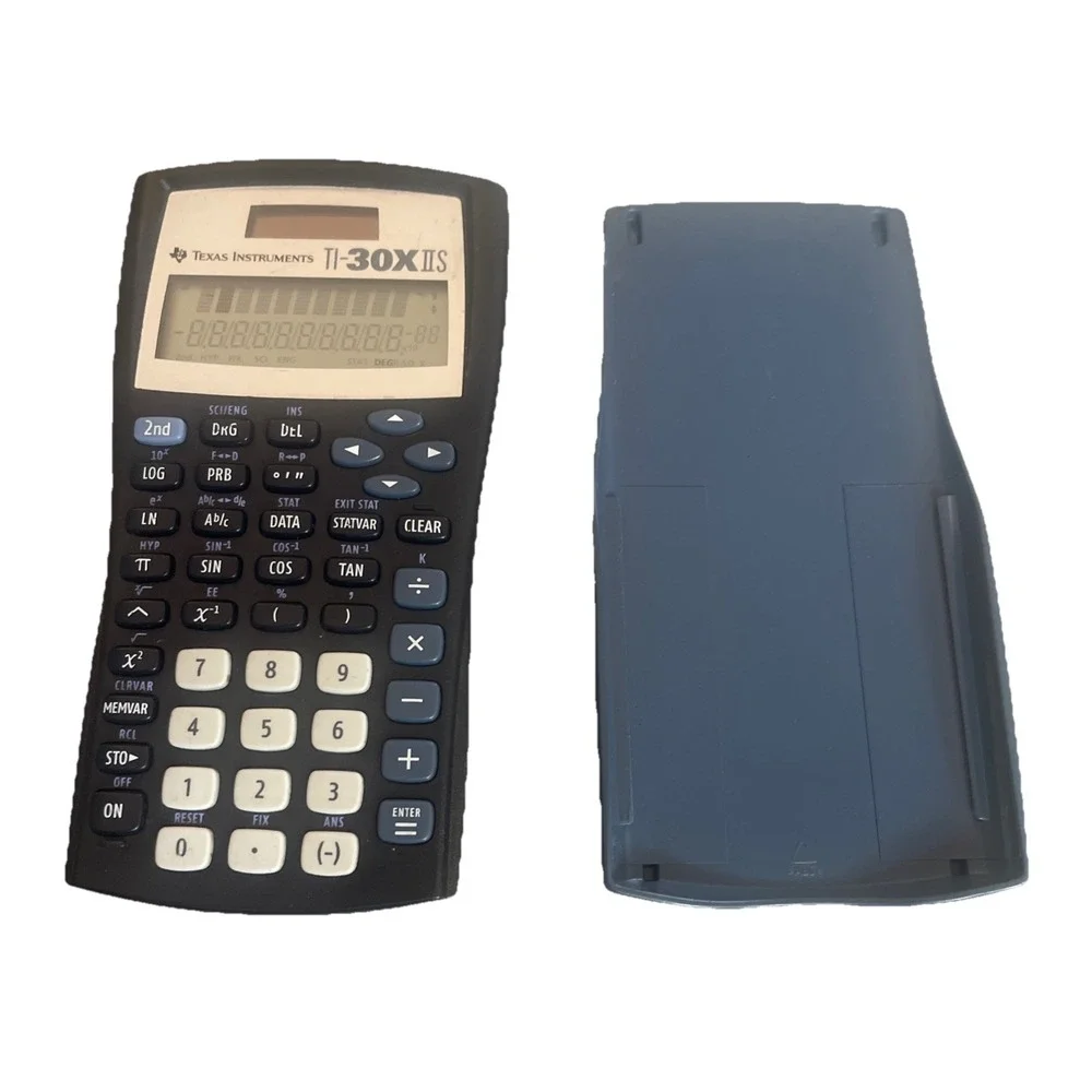 Texas Instruments Ti-30x IIS Scientific Calculator Ti30x2S Solar Black/Blue work